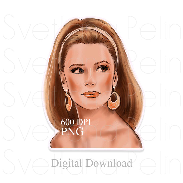 Eva Longoria, Gabrielle Solis, Desperate Housewives, Gabby, Digital STICKER, PNG, INSTANT Download