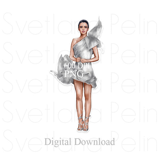 Lily Collins, Emily Cooper in Paris, Digital Sticker, PNG, INSTANT Download