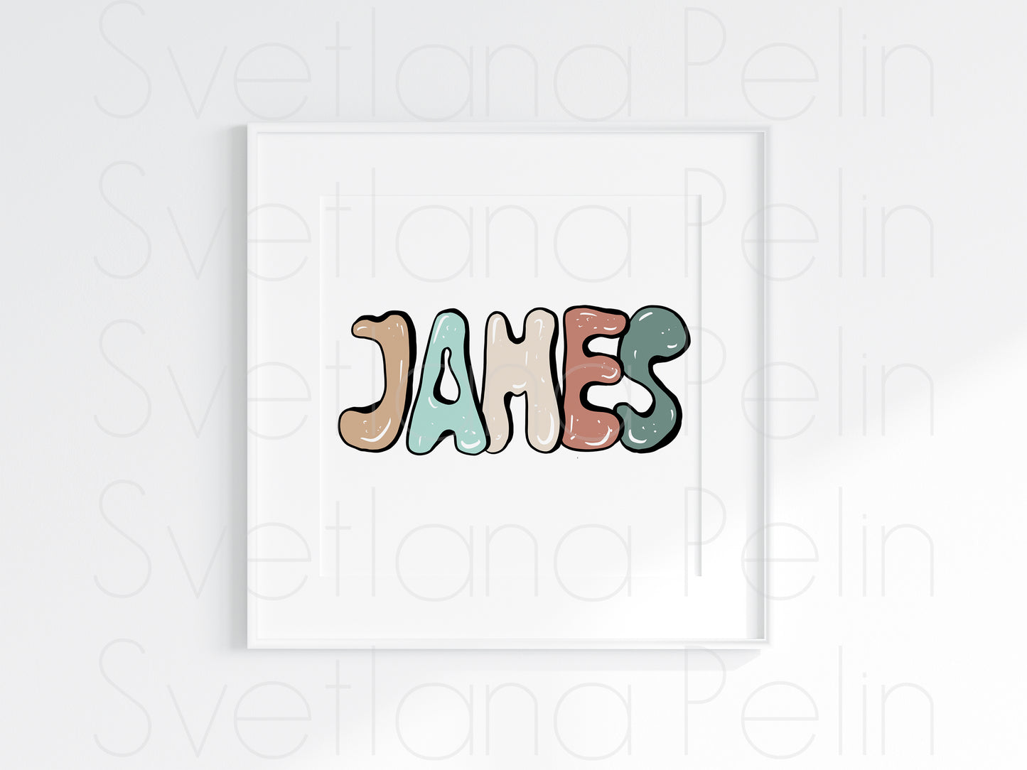Name Drawing, Art Commission, Custom Digital Personalized letters