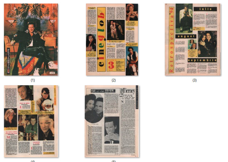 Mickey Rourke, Romanian magazine, Cover, DIGITAL LISTING, Instant Downloady