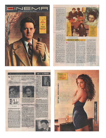 Twin Peaks, Kyle MacLachlan, Romanian magazine, Cover, DIGITAL LISTING, Instant Download