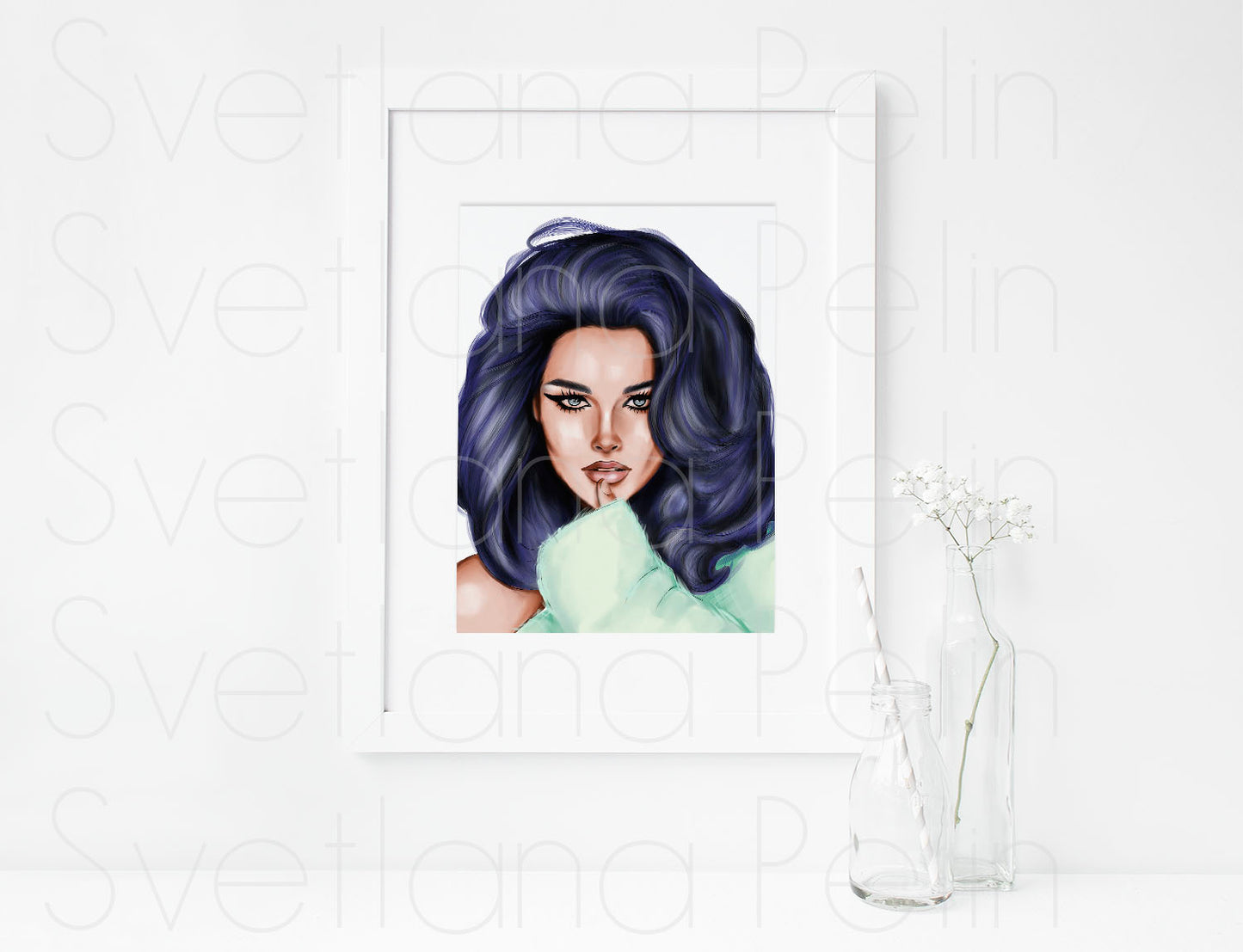 Kristen Stewart, ART PRINT Signed by Artist