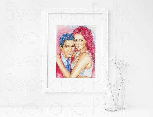 Julia Roberts, Richard Gere, Pretty Woman, ART PRINT Signed by Artist