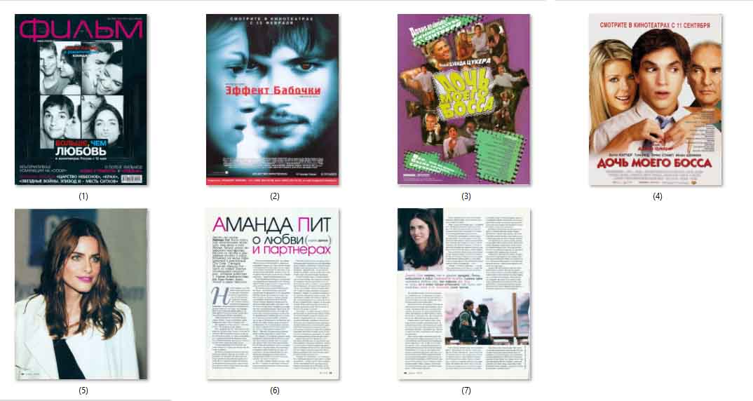 Ashton Kutcher, Amanda Peet, Russian magazine, Cover, DIGITAL LISTING, Instant Download