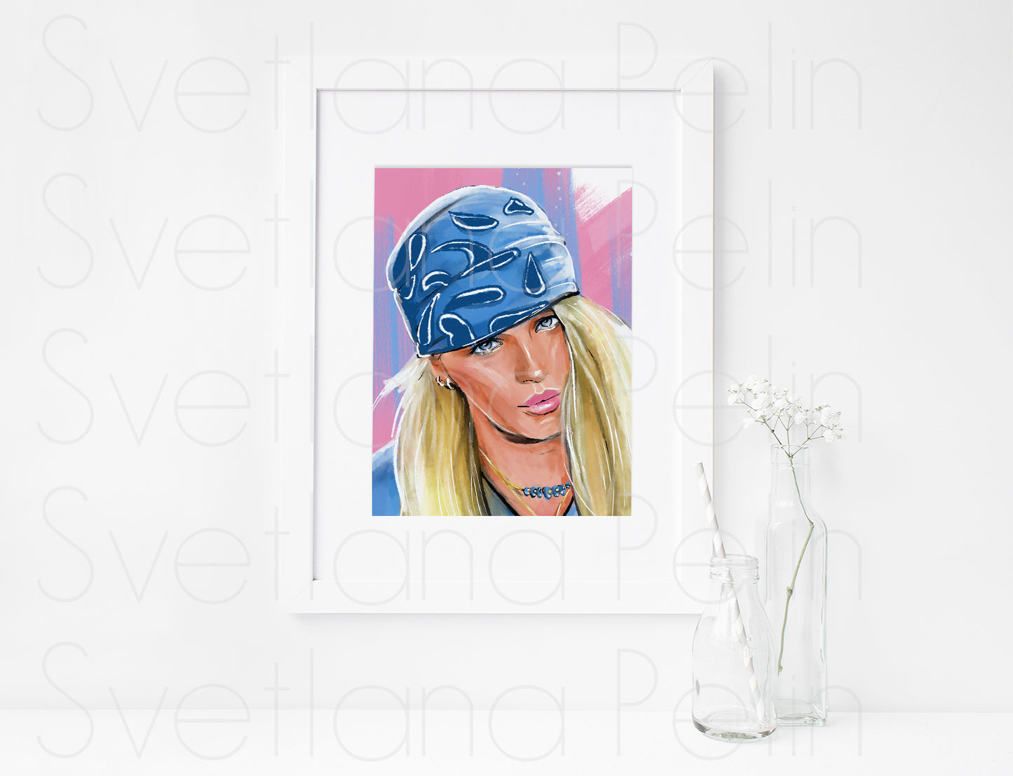 Poison, Bret Michaels, ART PRINT Signed by Artist