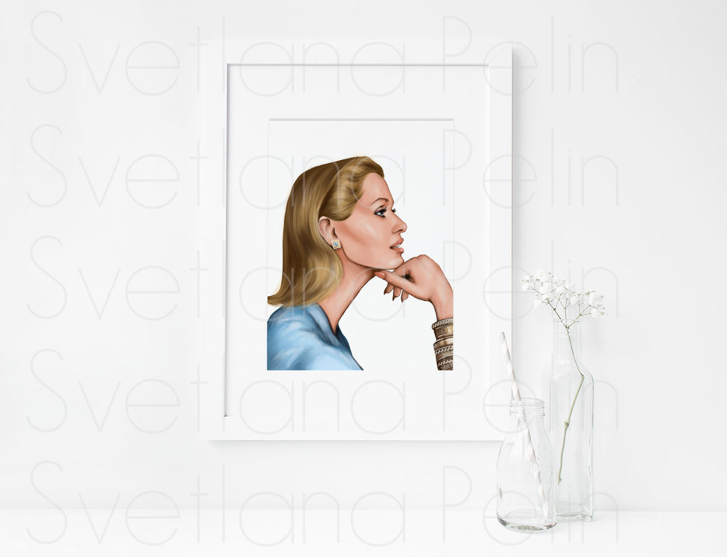 Lauren Hutton, ART PRINT Signed by Artist