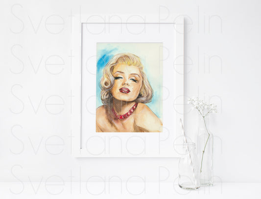 Marilyn Monroe, Frank Powolny, Gentlemen Prefer Blondes, GPB,  ART PRINT Signed by Artist