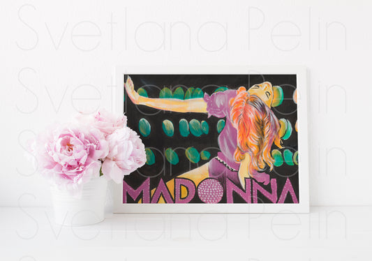 Madonna, ART PRINT Signed by Artist