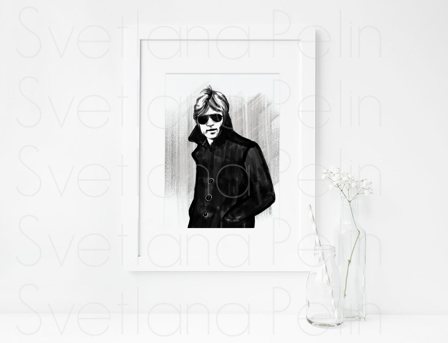 Robert Redford, ART PRINT Signed by Artist