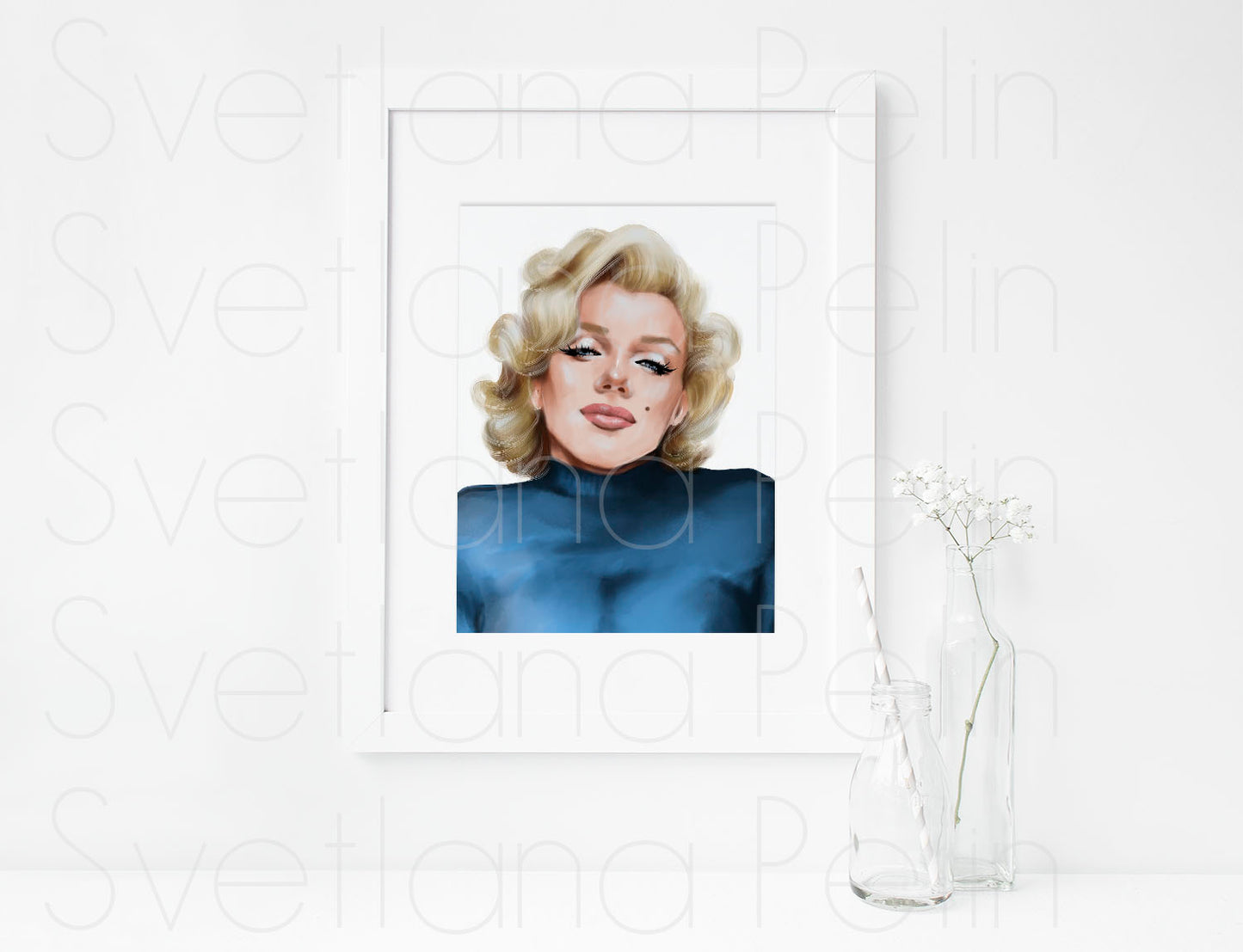 Marilyn Monroe, Alfred Eisenstaedt, ART PRINT Signed by Artist