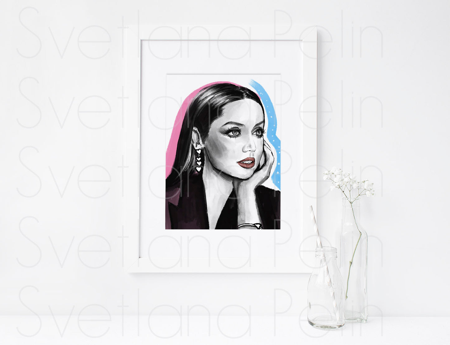 Ana de Armas, ADA, ART PRINT Signed by Artist
