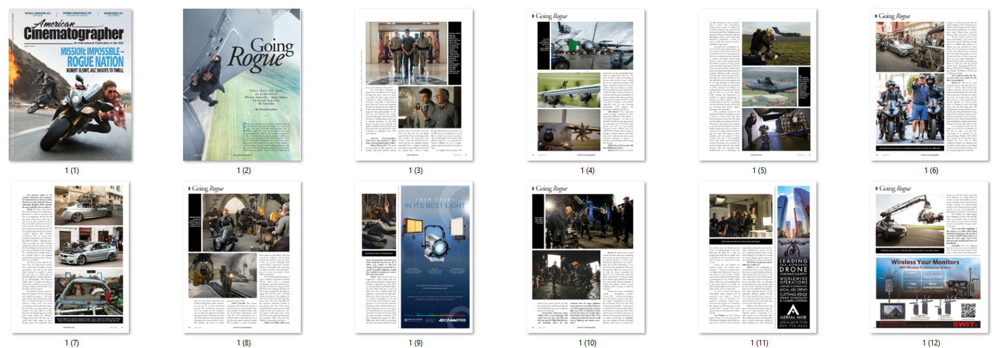 Tom Cruise, 2 English magazines, Cover, DIGITAL Instant Download