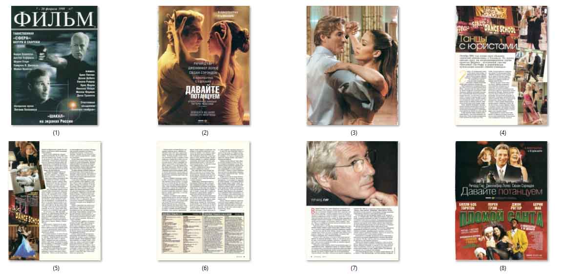 Bruce Willis, Richard Gere, Russian magazine, Cover, DIGITAL LISTING, Instant Download