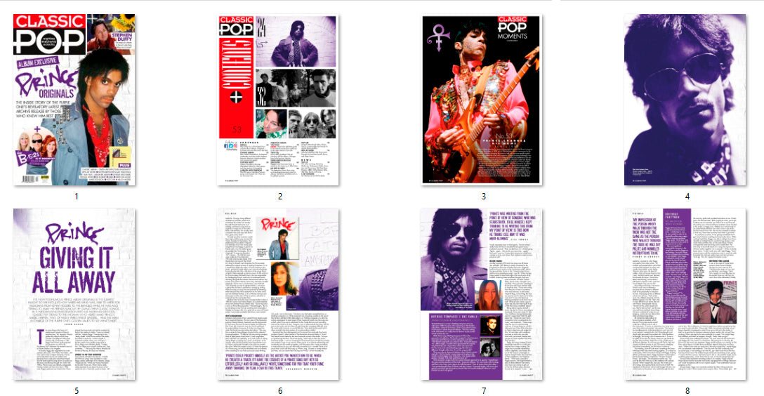 Prince, ENG magazine, Cover, DIGITAL LISTING, Instant Download
