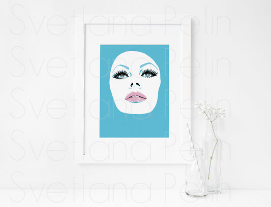 Sophia Loren, ART PRINT Signed by Artist