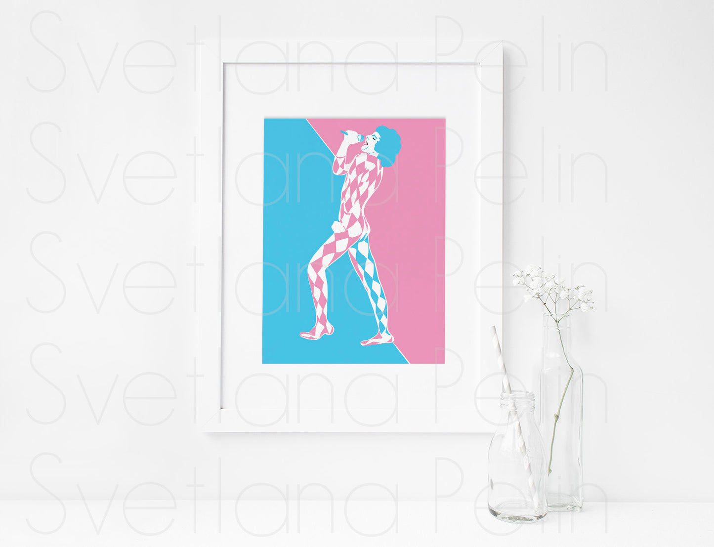Freddie Mercury, ART PRINT Signed by Artist