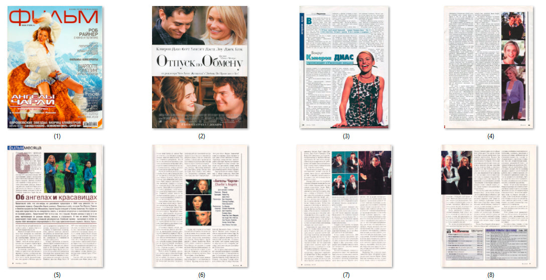 Cameron Diaz, Russian magazine, Cover, DIGITAL LISTING, Instant Download