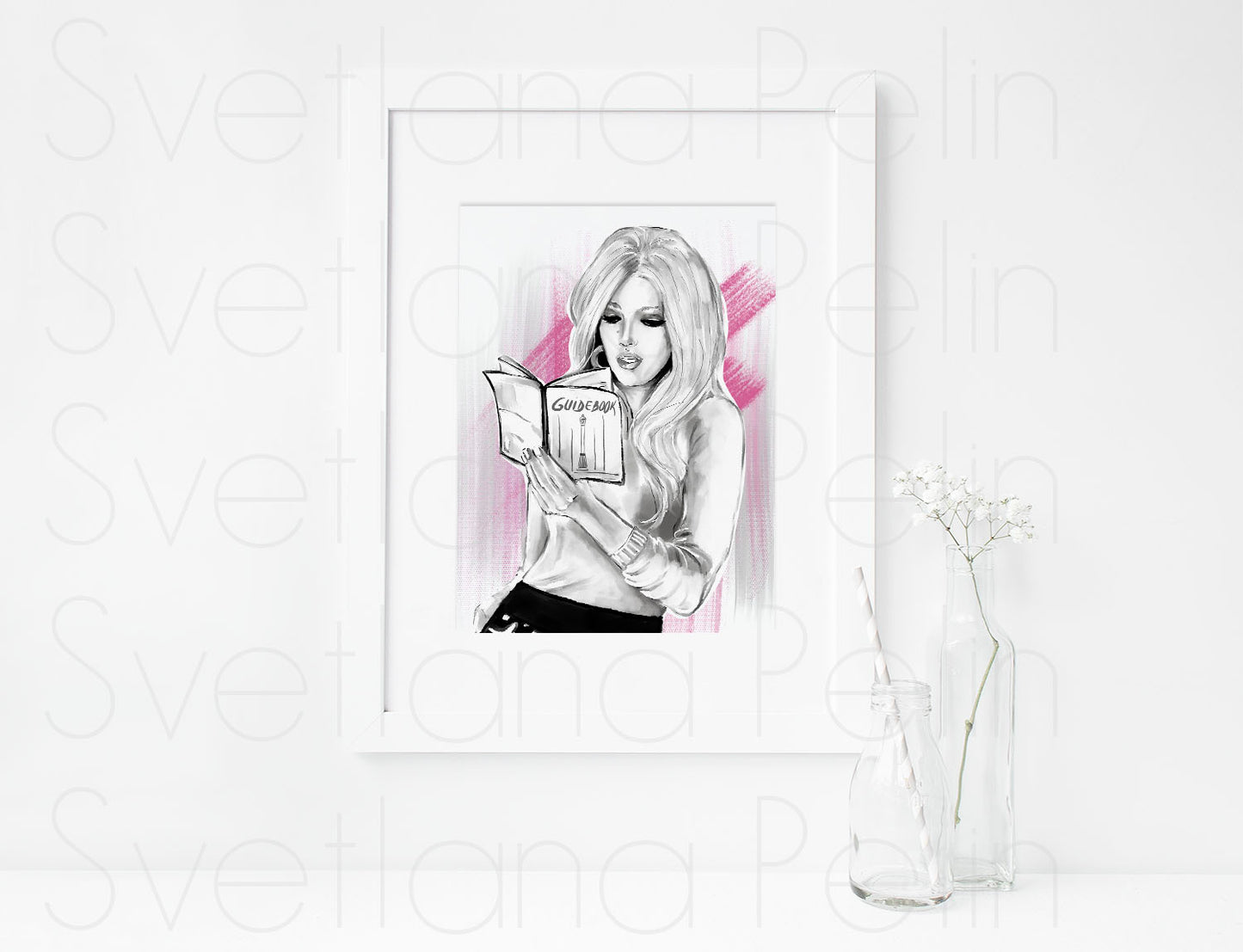 Blake Lively, ART PRINT Signed by Artist