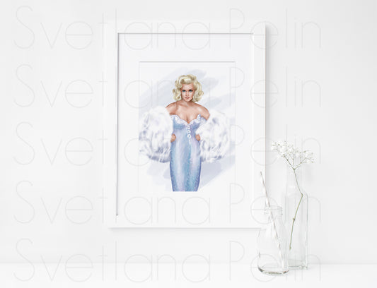 Madonna, ART PRINT Signed by Artist