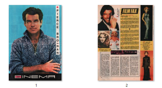 Pierce Brosnan, Romanian magazine, Cover, DIGITAL LISTING, Instant Download
