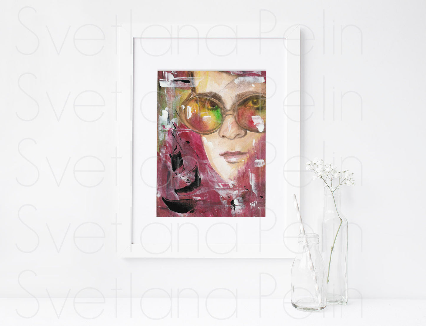 Elton John, EJ, ART PRINT Signed by Artist