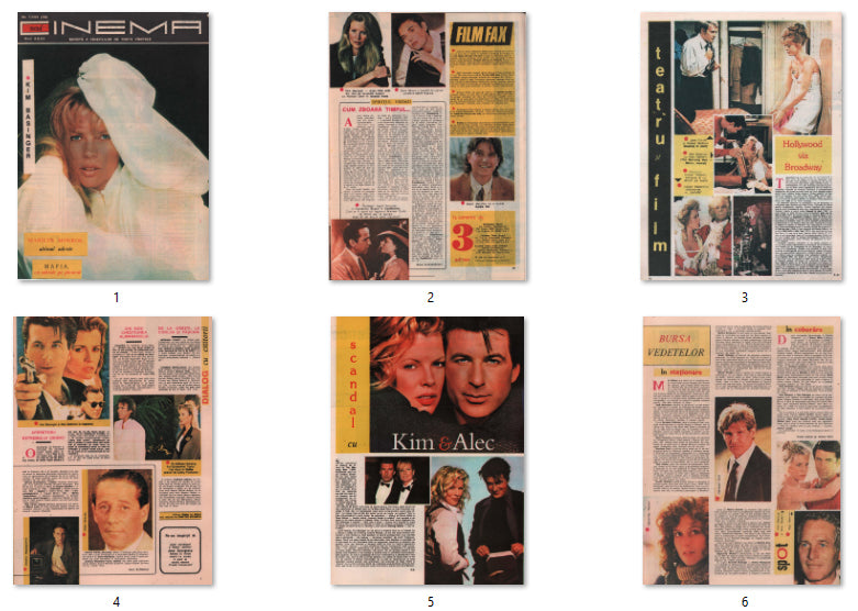 Kim Basinger, Romanian magazine, Cover, DIGITAL LISTING, Instant Downloady