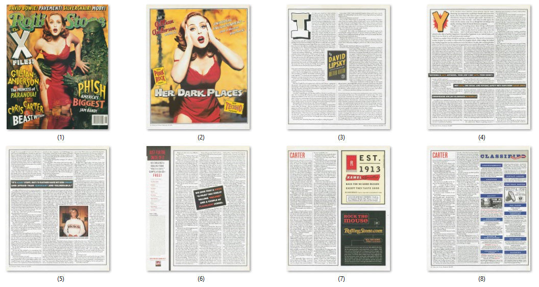 Gillian Anderson, David Duchovny, ENG magazine, Cover, DIGITAL LISTING, Instant Download