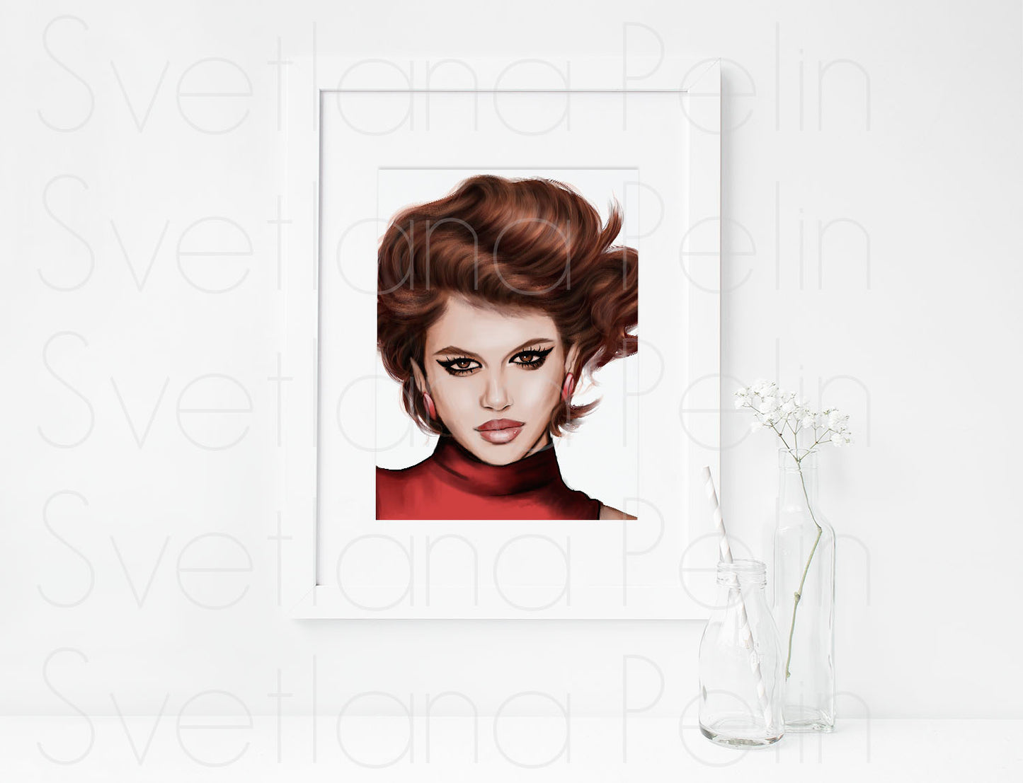Kaia Gerber, ART PRINT Signed by Artist