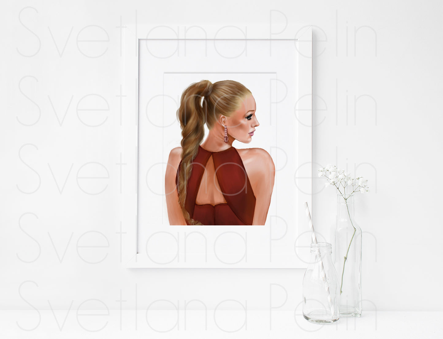 Blake Lively, ART PRINT Signed by Artist