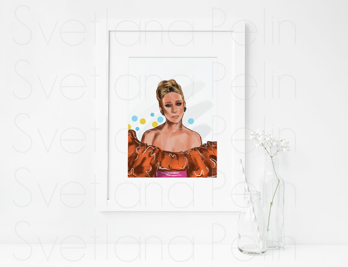 Sarah Jessica Parker, ART PRINT Signed by Artist
