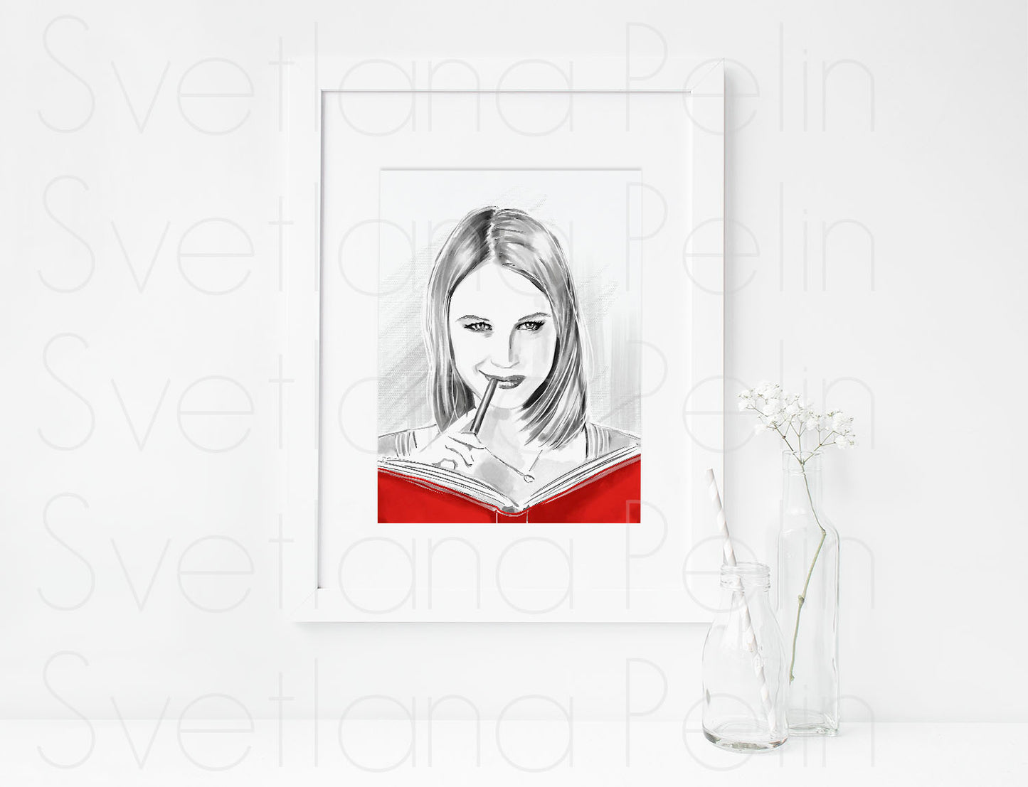 Renée Zellweger, Bridget Jones's Diary, ART PRINT Signed by Artist