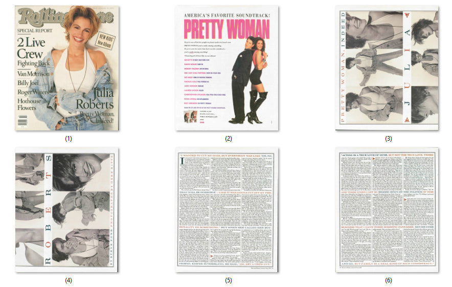 Julia Roberts, ENG magazine, Cover, DIGITAL LISTING, Instant Download