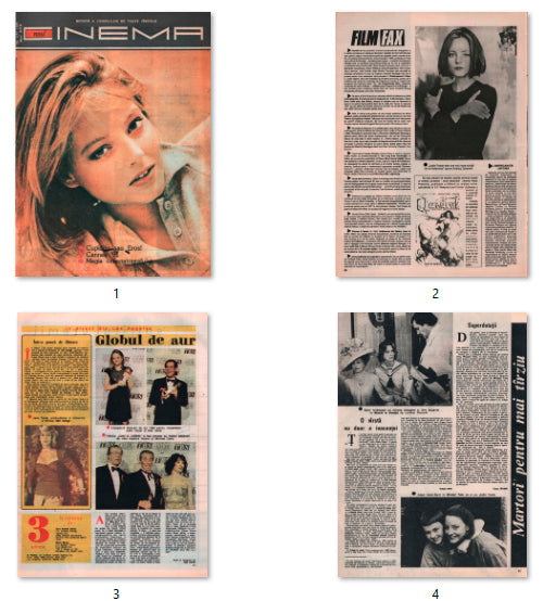 Jodie Foster, Romanian magazine, Cover, DIGITAL LISTING, Instant Downloady