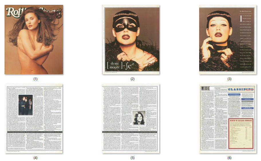Demi Moore, ENG magazine, Cover, DIGITAL LISTING, Instant Download