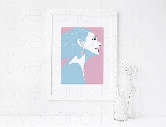 Maria Sophia Cecelia, MK, ART PRINT Signed by Artist