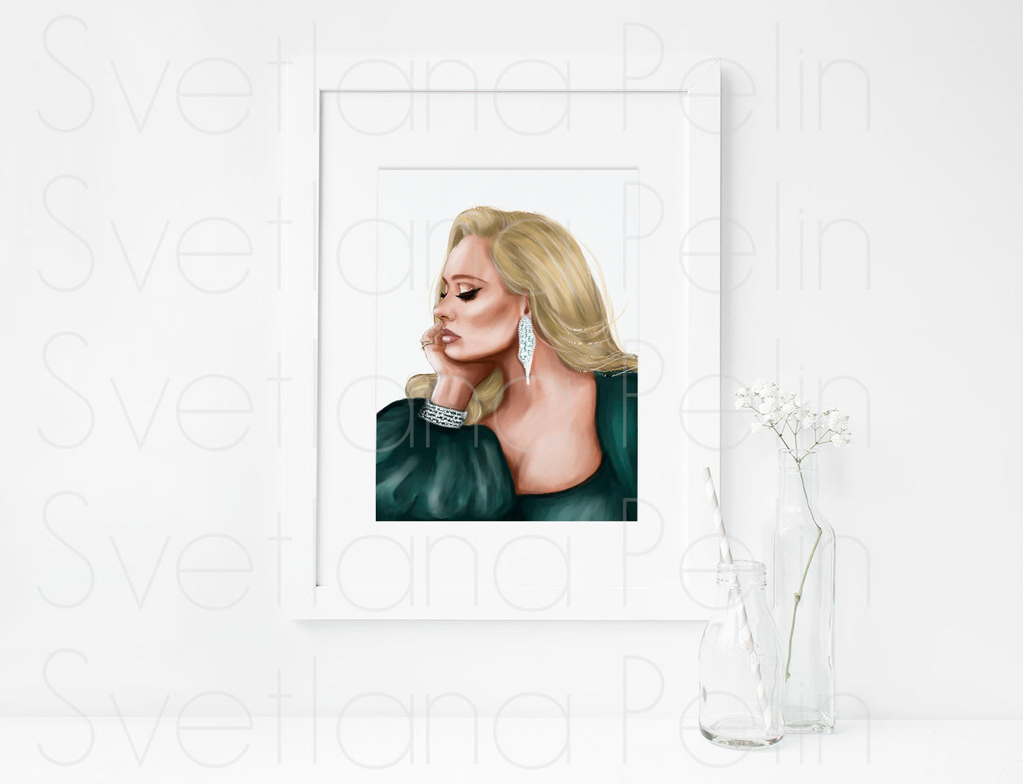Adele, ART PRINT Signed by Artist