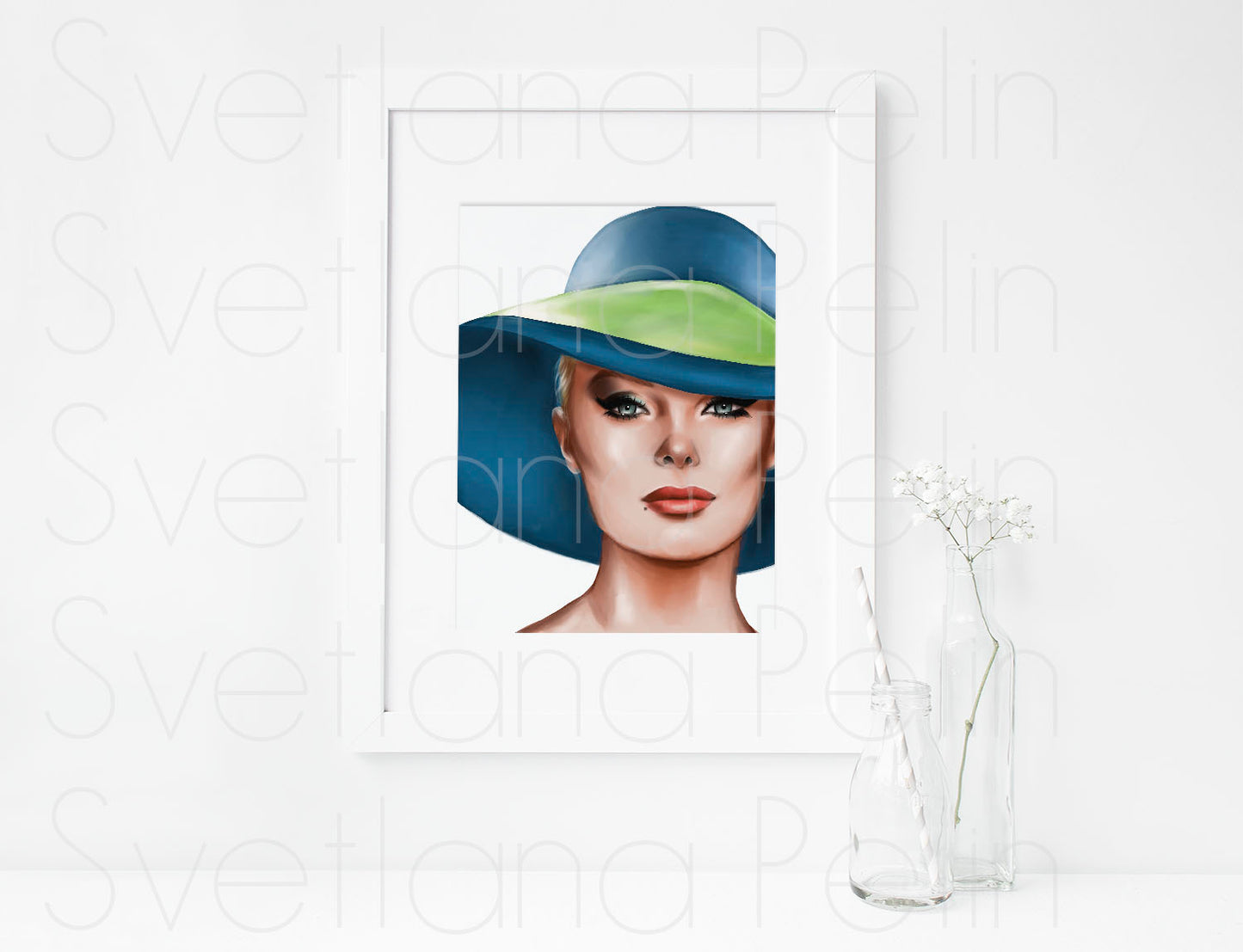 Virna Lisi, ART PRINT Signed by Artist