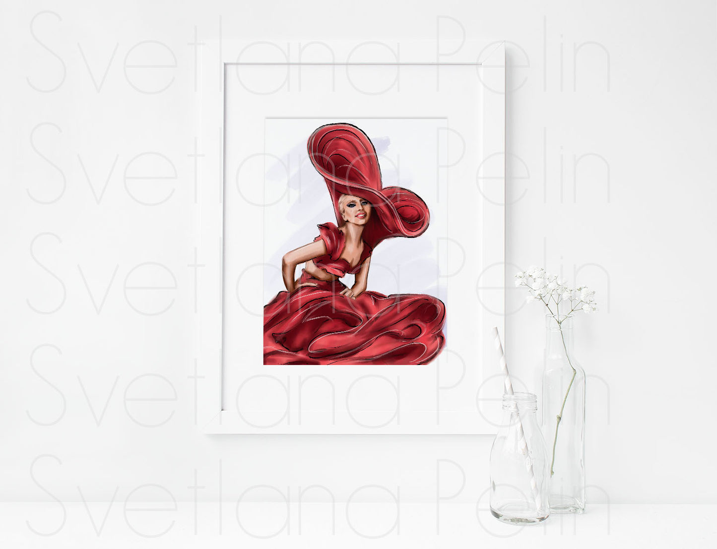 Gaga, ART PRINT Signed by Artist