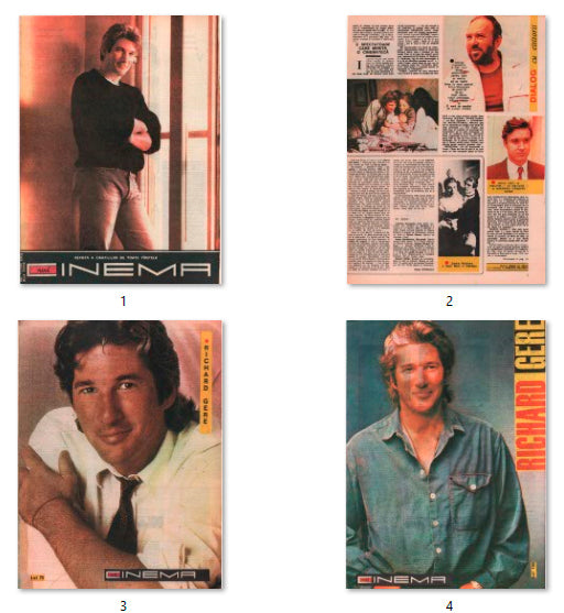 Richard Gere, Romanian magazine, Cover, DIGITAL LISTING, Instant Download