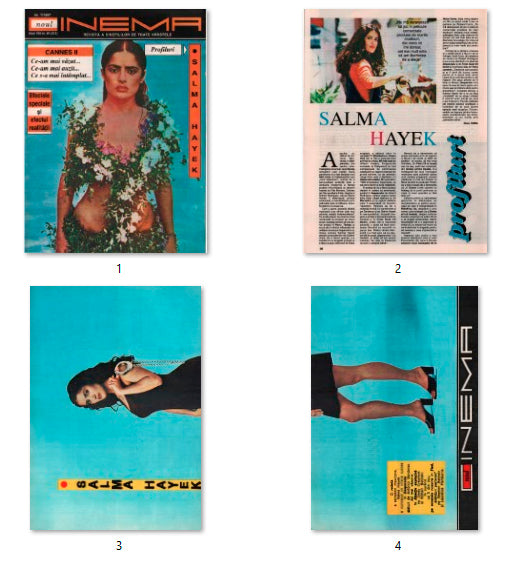 Salma Hayek, Romanian magazine, Cover, DIGITAL LISTING, Instant Download