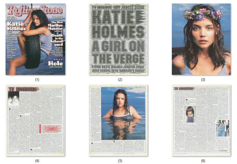 Katie Holmes, ENG magazine, Cover, DIGITAL LISTING, Instant Download