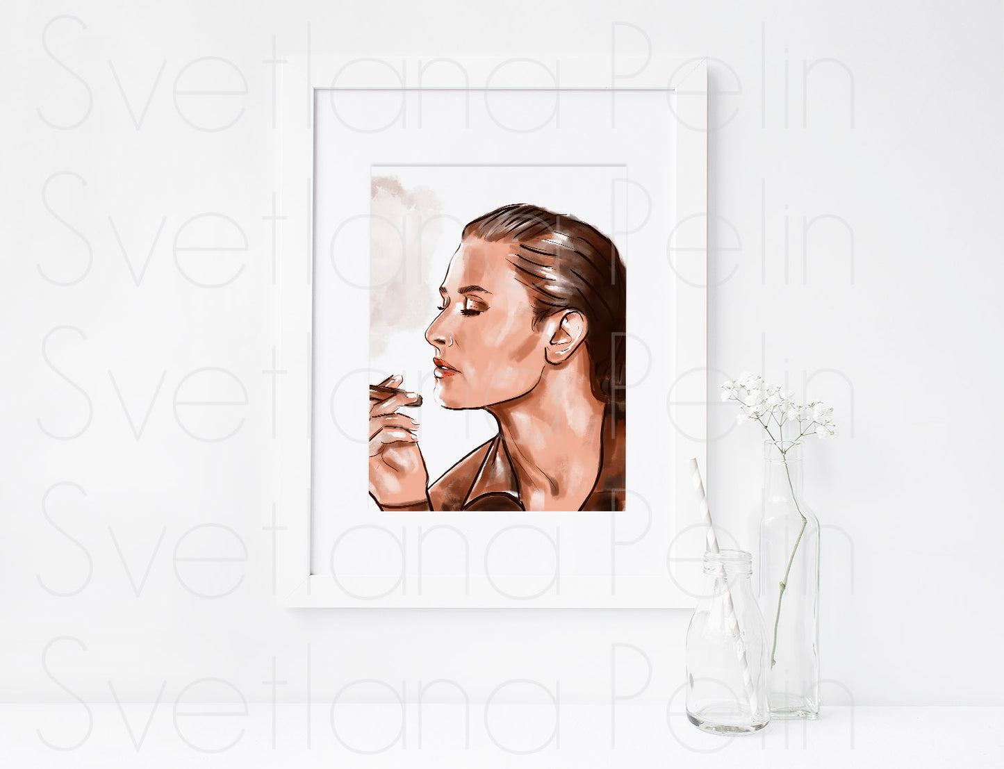 Demi Moore, ART PRINT Signed by Artist
