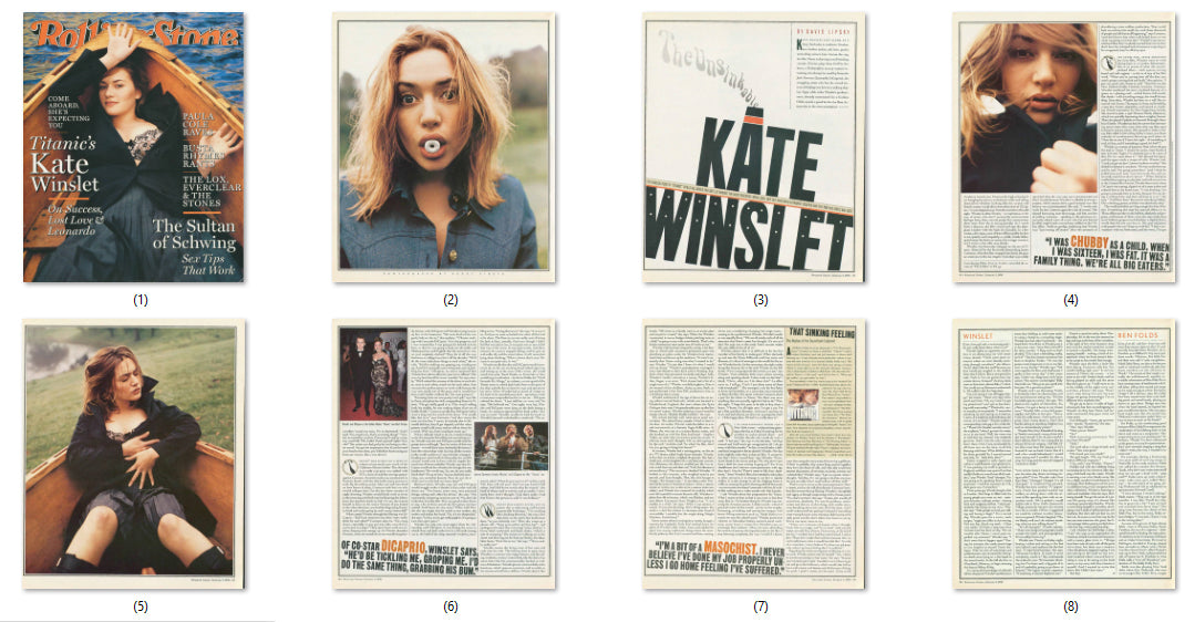 Kate Winslet, ENG magazine, Cover, DIGITAL LISTING, Instant Download