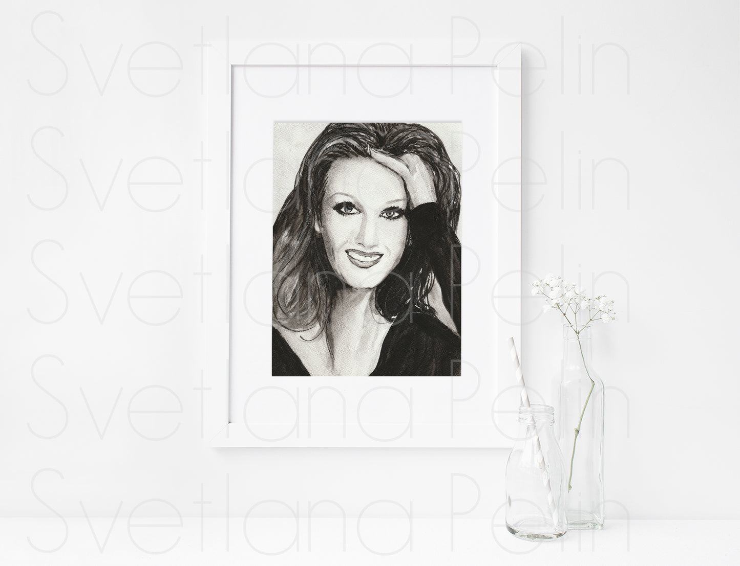 Celine Dion, ART PRINT Signed by Artist