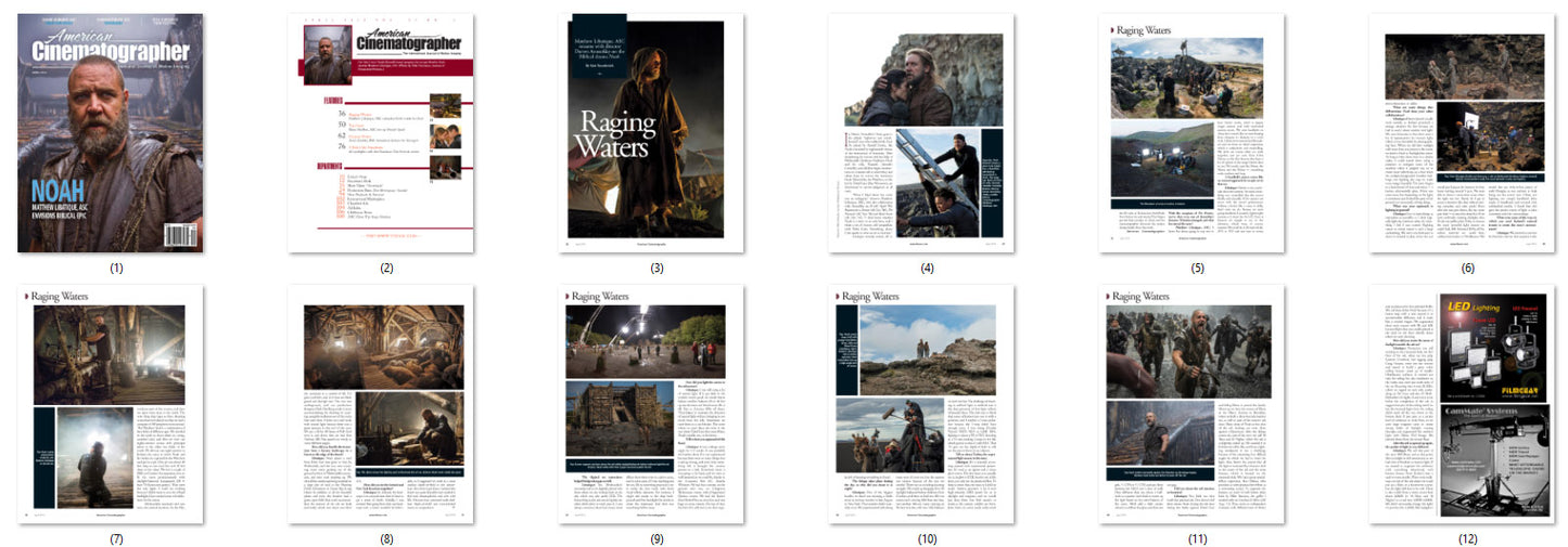 Russell Crowe, 2 English magazines, Cover, DIGITAL Instant Download