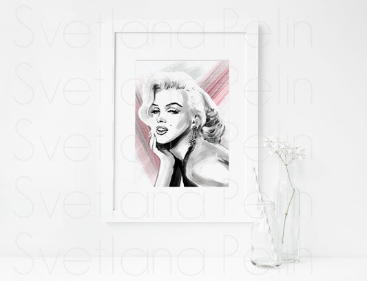 Marilyn Monroe, Frank Powolny, ART PRINT Signed by Artist