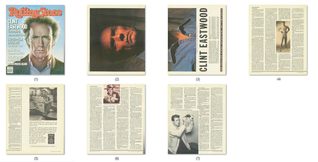 Clint Eastwood, ENG magazine, Cover, DIGITAL LISTING, Instant Download