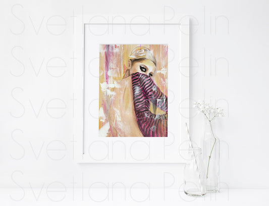 Edie Sedgwick, ART PRINT Signed by Artist