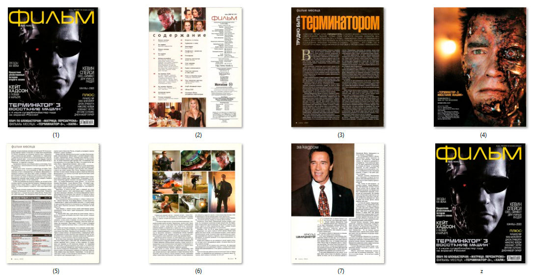 Arnold Schwarzenegger, Russian magazine, Cover, DIGITAL LISTING, Instant Download