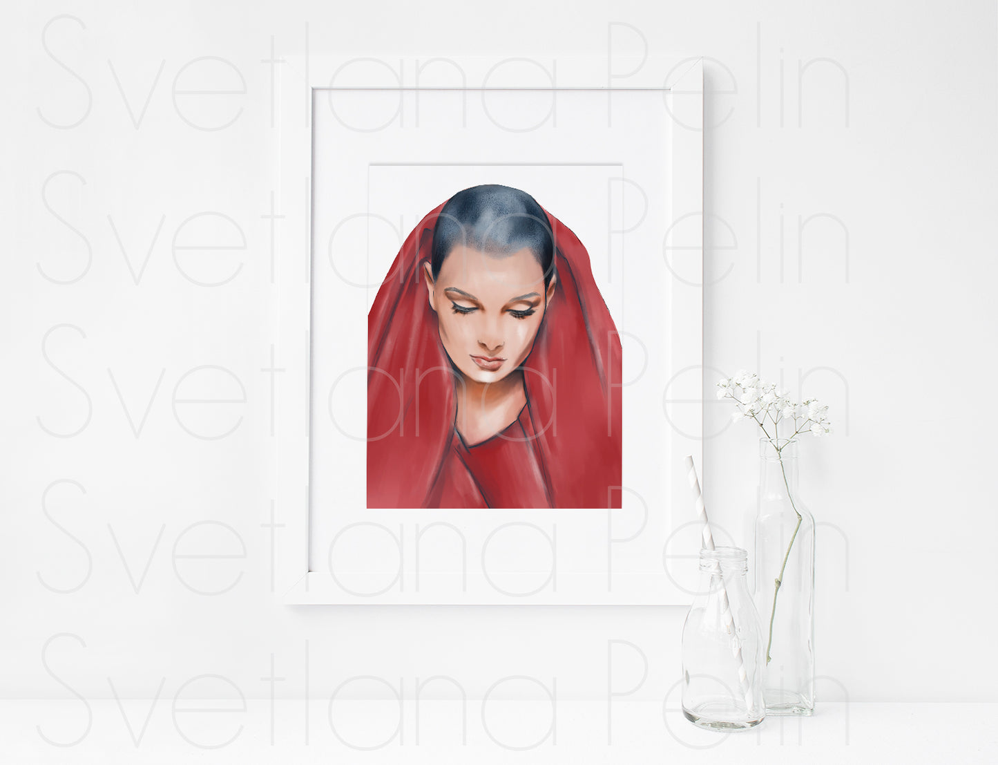 Sinead O'Connor, SOC, ART PRINT Signed by Artist